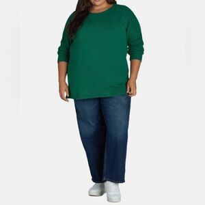 NWT - Mixed Rib Crewneck Sweater.